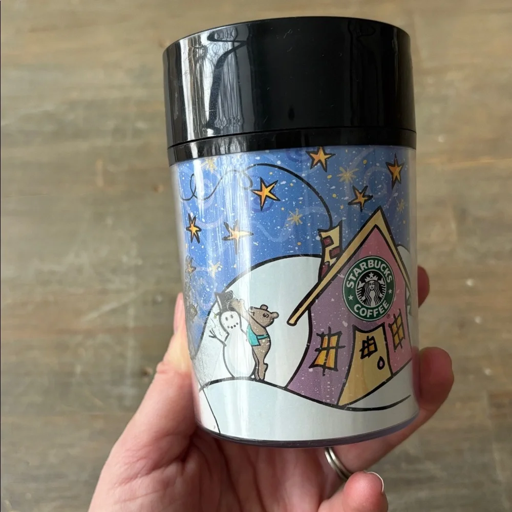 Vintage 1997 Starbucks “Bearista” travel coffee cup